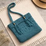 Handcrafted macrame sling bag