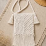 handcrafted macramé sling bag