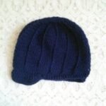 Handmade Crochet Baby Beanie Cap – Classic Woollen Winter Hat